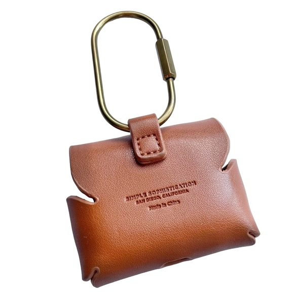 Genuine Leather AirPod PRO Case - Brown EUC - Picture 4 of 10